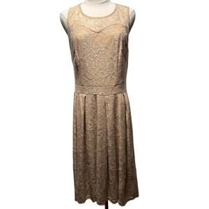 Gardenwed Sleeveless Lace Dress Size L